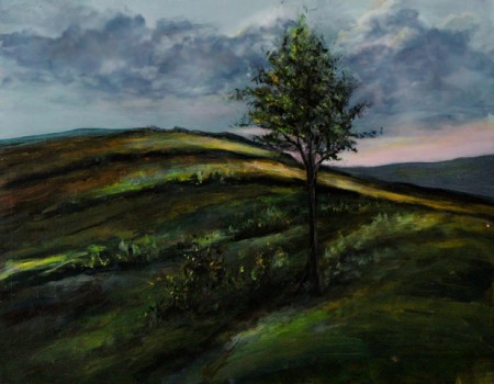 Magányosan 32x47 cm